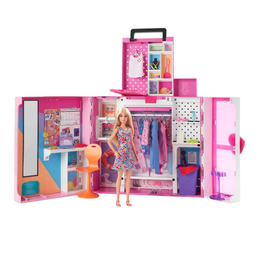 Muñeca Barbie Dream Closet Con Accesorios