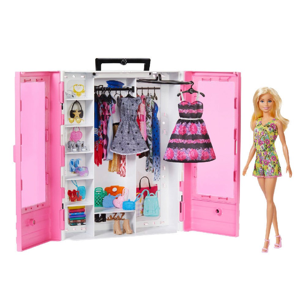 Muñeca Barbie Fashionista Closet de Lujo