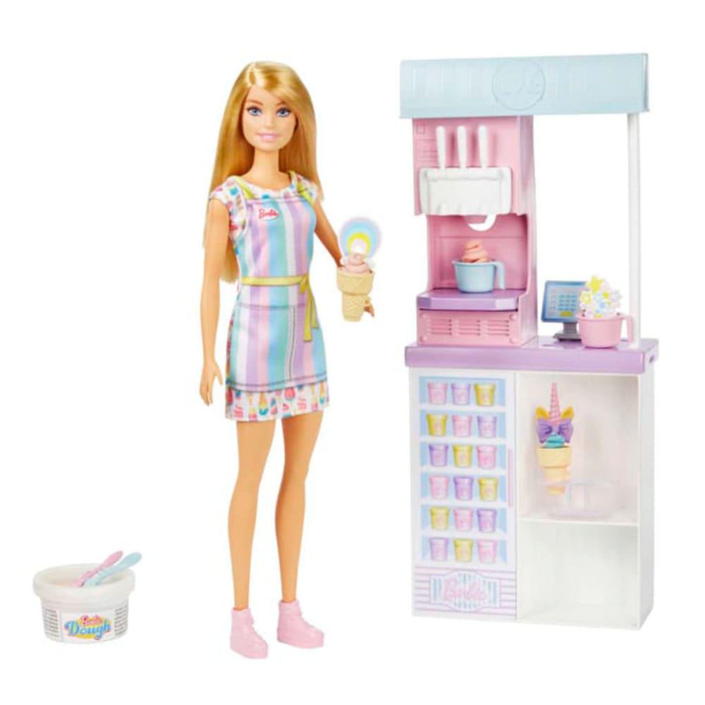 Muñeca Barbie Set de Heladería