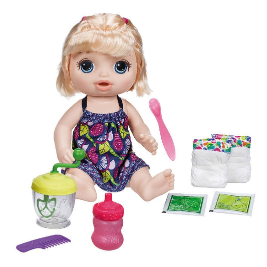 Muñeca Bebé Baby Alive Ricas Comiditas Rubia