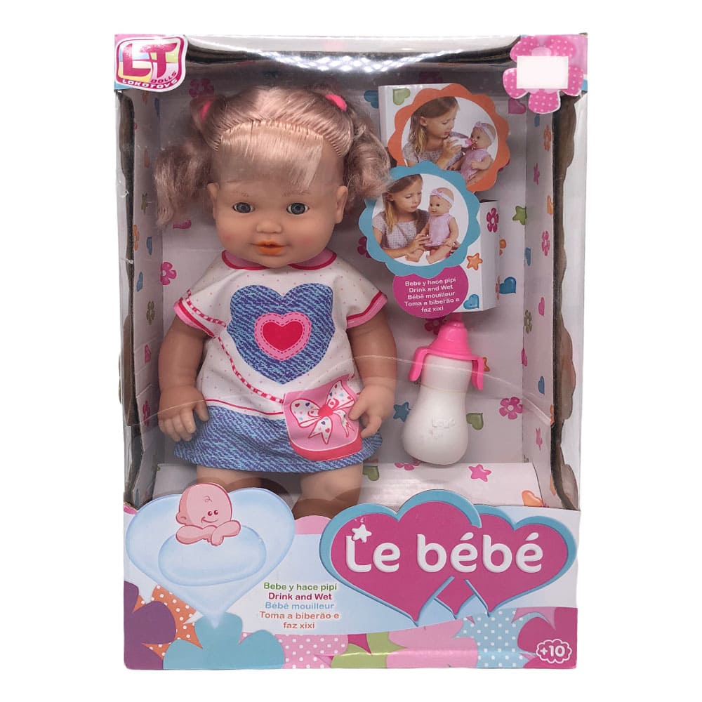 Muñeca Bebé Con Biberon
