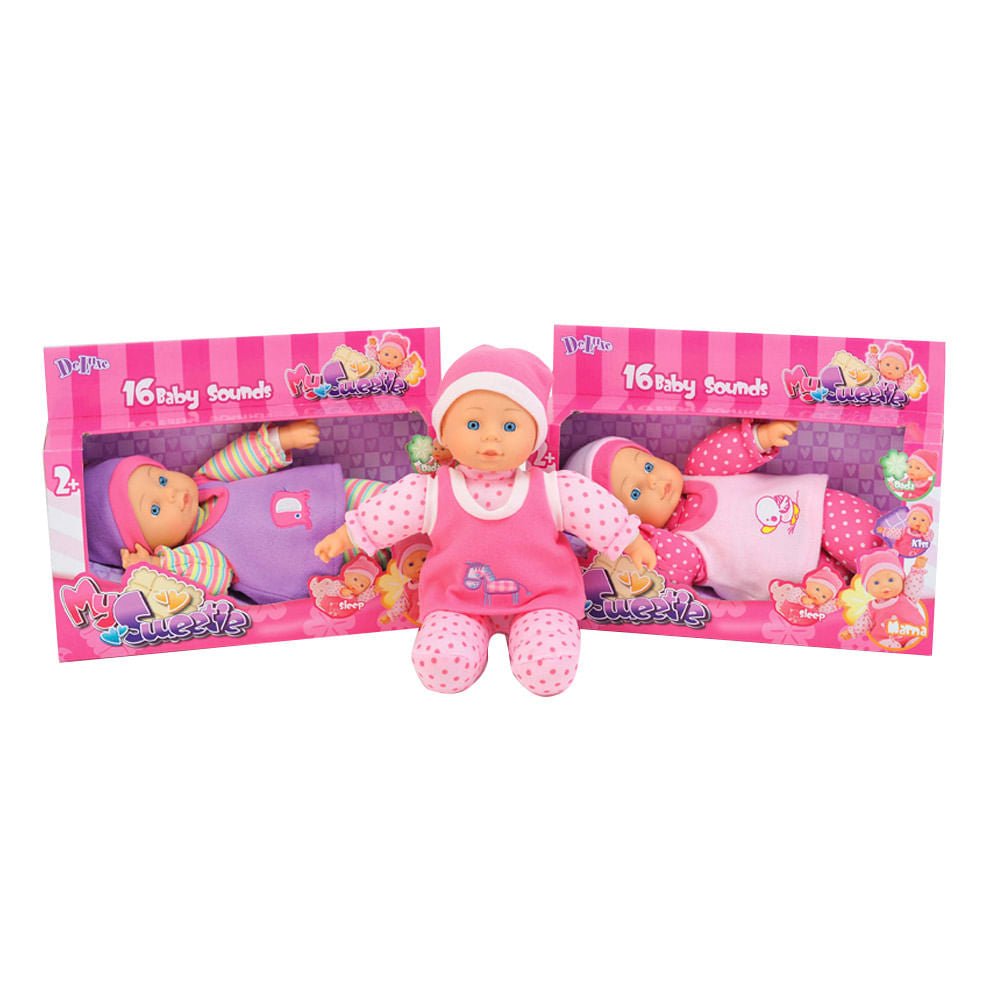 Muñeca Bebé DeLuxe 16 Sonidos