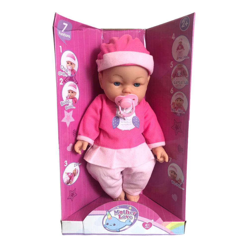 Muñeca Bebé Mother Love Con 7 Funciones