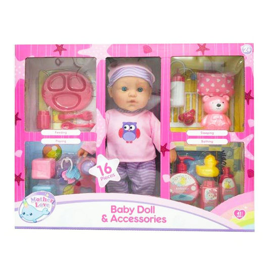 Muñeca Bebé My Little Baby Con Accesorios