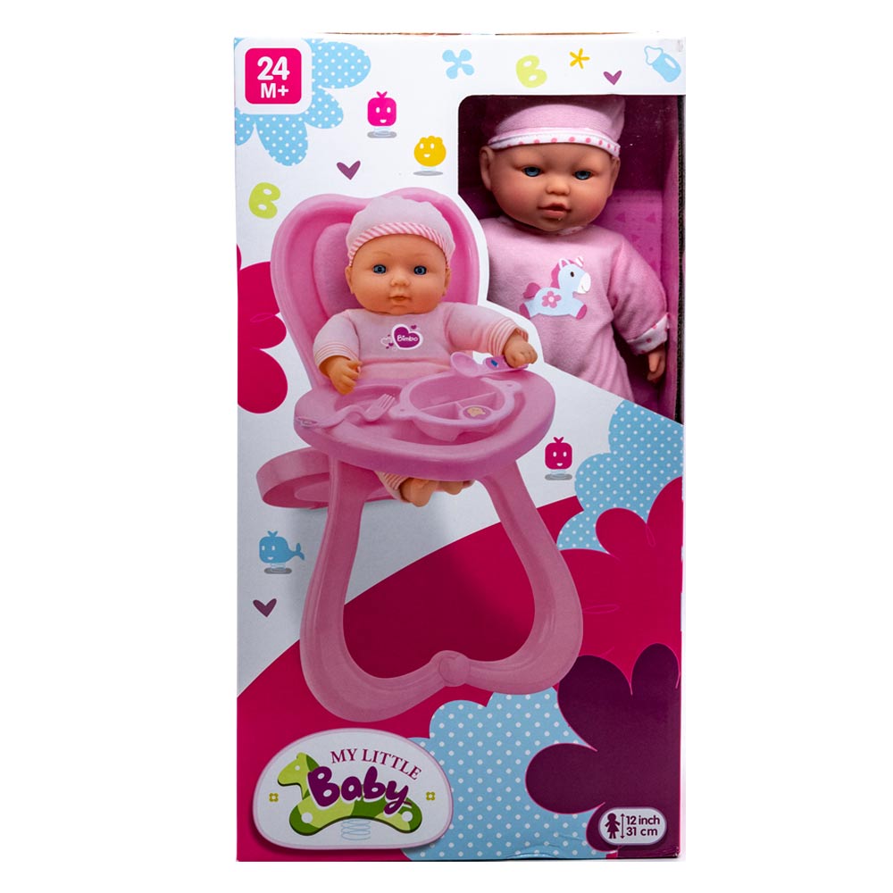 Muñeca Bebe Star Toys Con Silla 31 cm