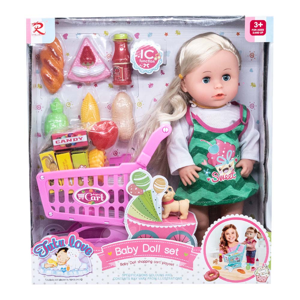 Muñeca Bebé Tutu Love Con 10 Sonidos Mercado 16" - Surtido