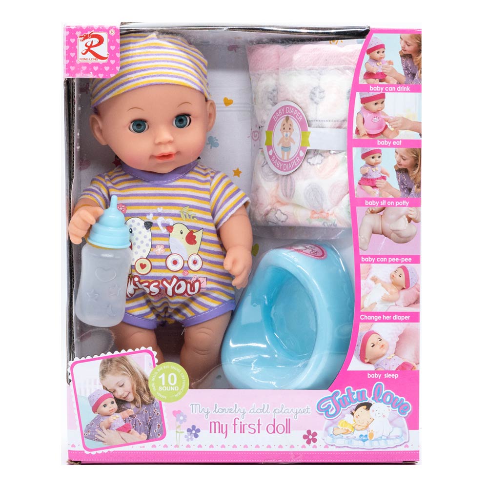 Muñeca Bebe Tutu Love Con Sonidos y Accesorios - Surtido