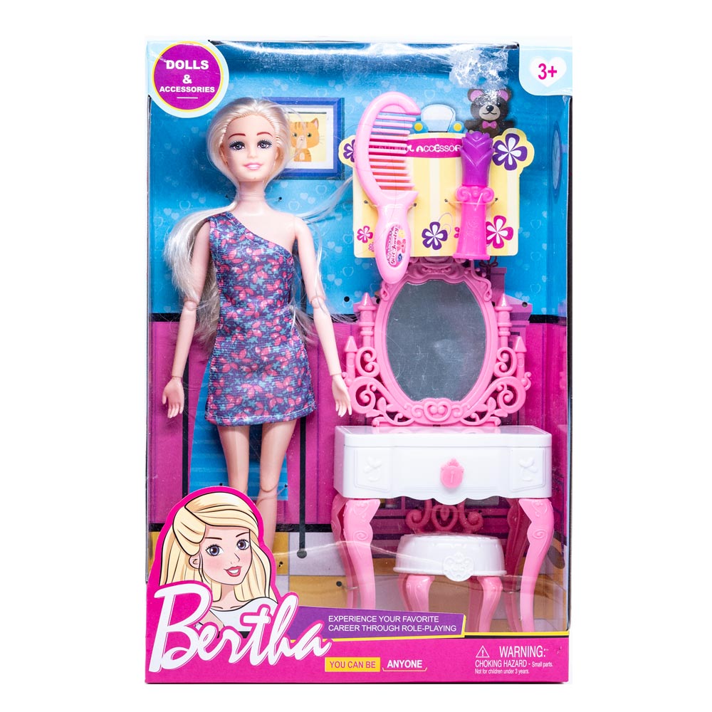 Muñeca Berta Star Toys Con Accesorios