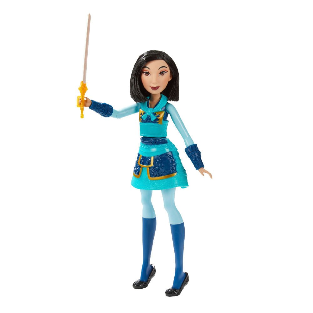 Muñeca De Mulán Disney Con Espada