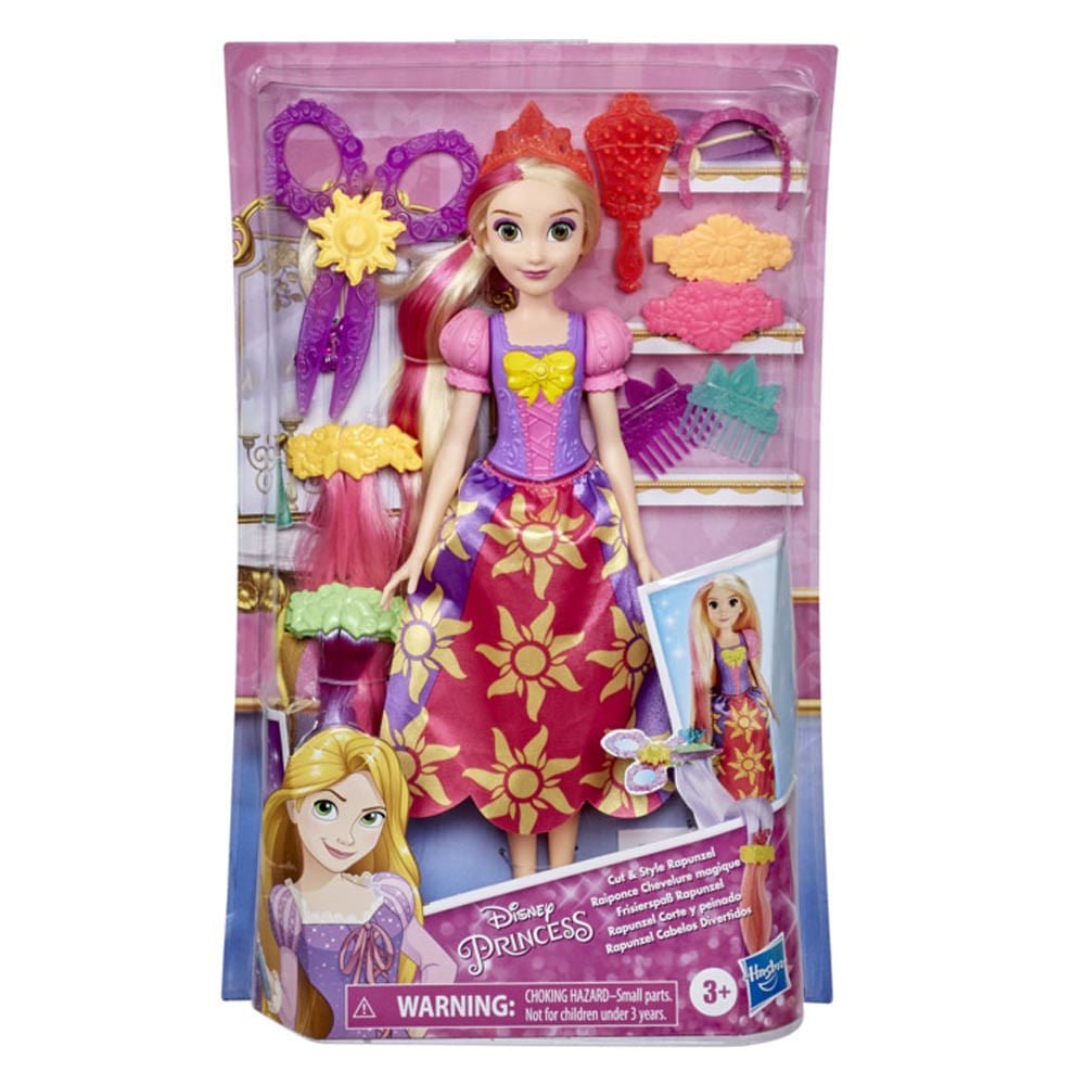 Muñeca Rapunzel Corte y Peinado