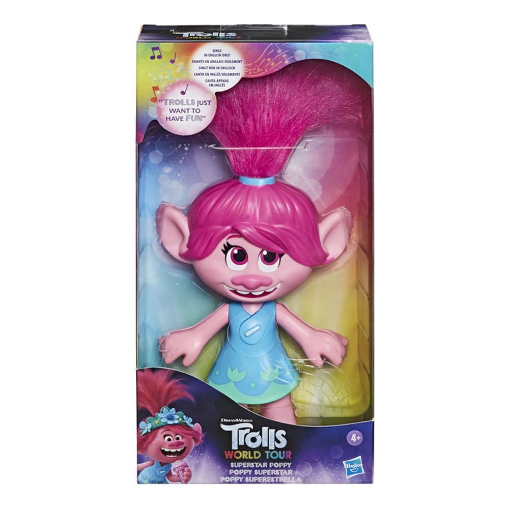 Muñeca Trolls Poppy Super Estrella