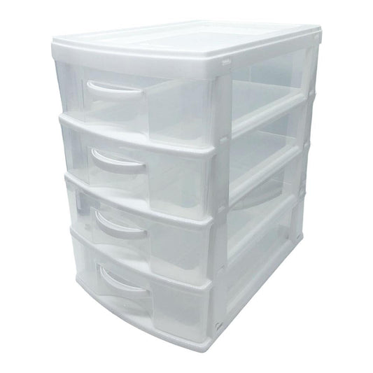 Organizador Plástico Jaguar Utilidades 4 Gavetas