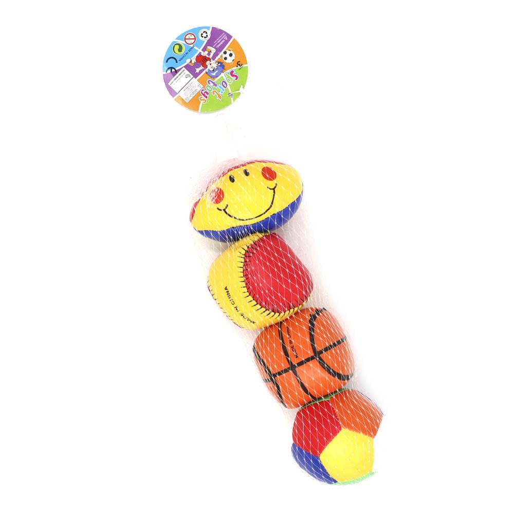 Pelota Suave Star Toys 4 Piezas