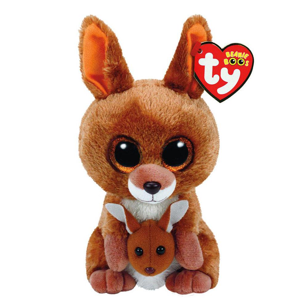 Peluche Ty Beanie Boos Kipper Canguro de 14 cm