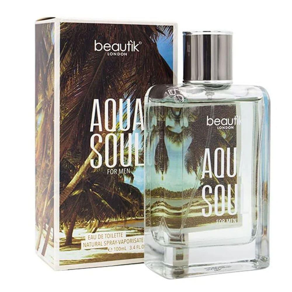 Perfume Beautik London Aqua Soul Para Caballero 100 ml