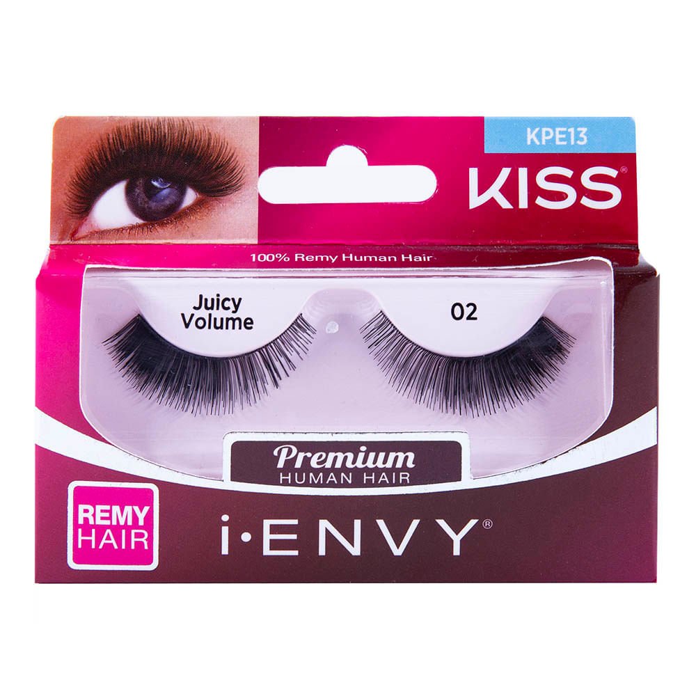 Pestañas Falsas Kiss Para Dama Juicy Volume