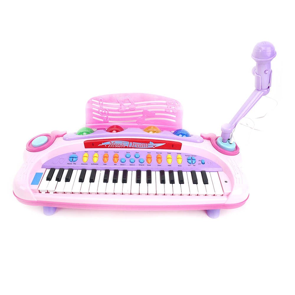 Piano Con Micrófono Beauty - Surtido