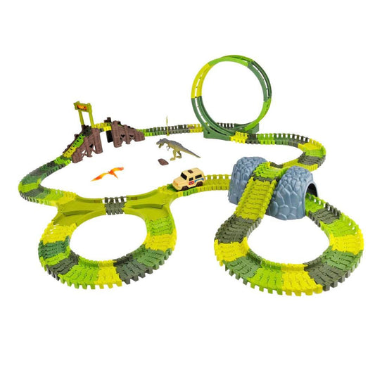 Pista Dino Mode Light Trax 302 Piezas