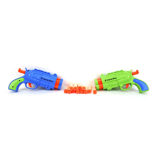 Pistola Lanzadardo Y Dardos Doble Xtreme