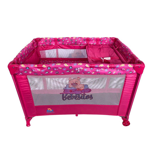 Play Bebesitos Con Mosquitero Para Bebé Niña Rosado