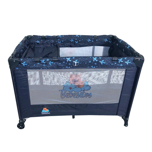 Play Bebesitos Con Mosquitero Para Bebé Niño Azul