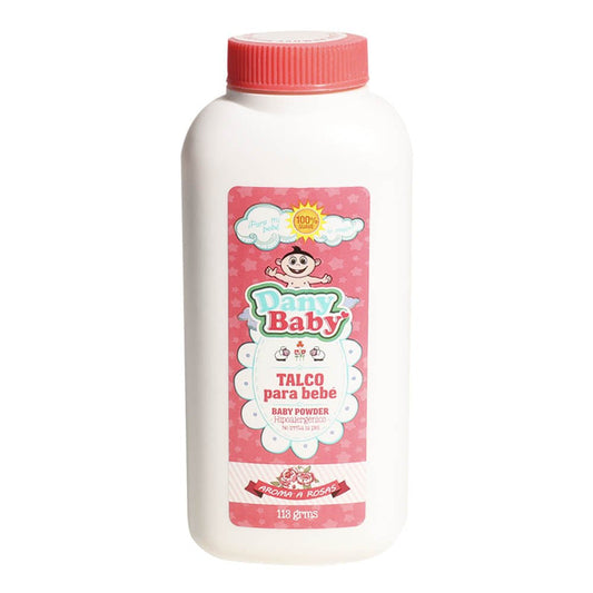 Polvo Aroma a Rosas Dany Baby Para Bebé de 113 g