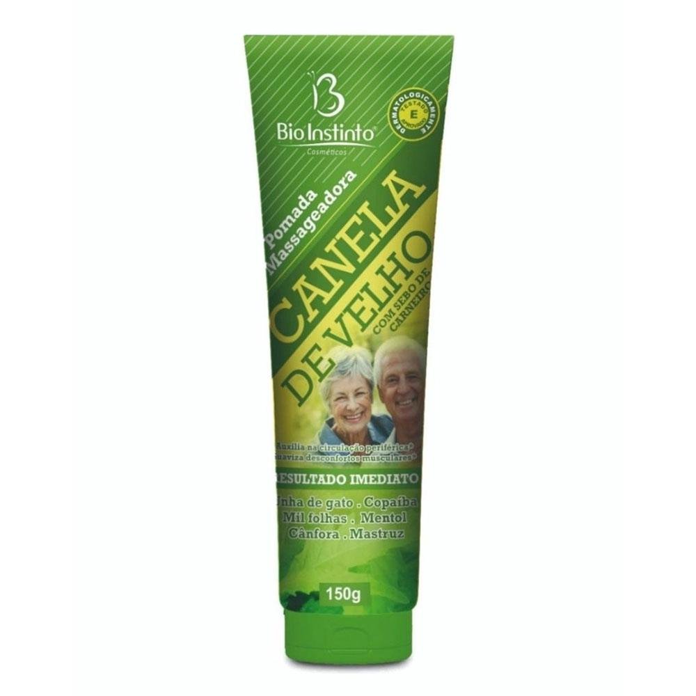 Pomada Masajeador Bio Instinto de Canela de Velho 150 g