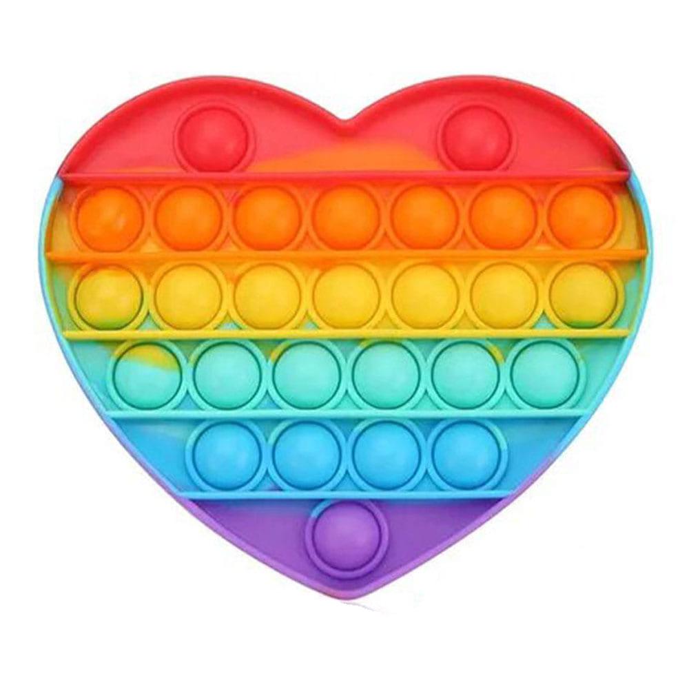 Pop It Fidget Corazón Multicolor