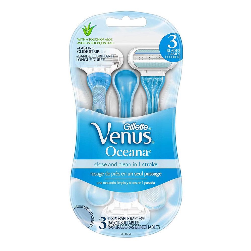 Rasuradora Venus Oceana Para Dama 3 Piezas