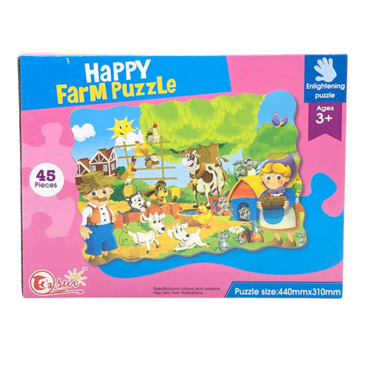 Rompecabezas Happy Farm Jumbo 45 Piezas