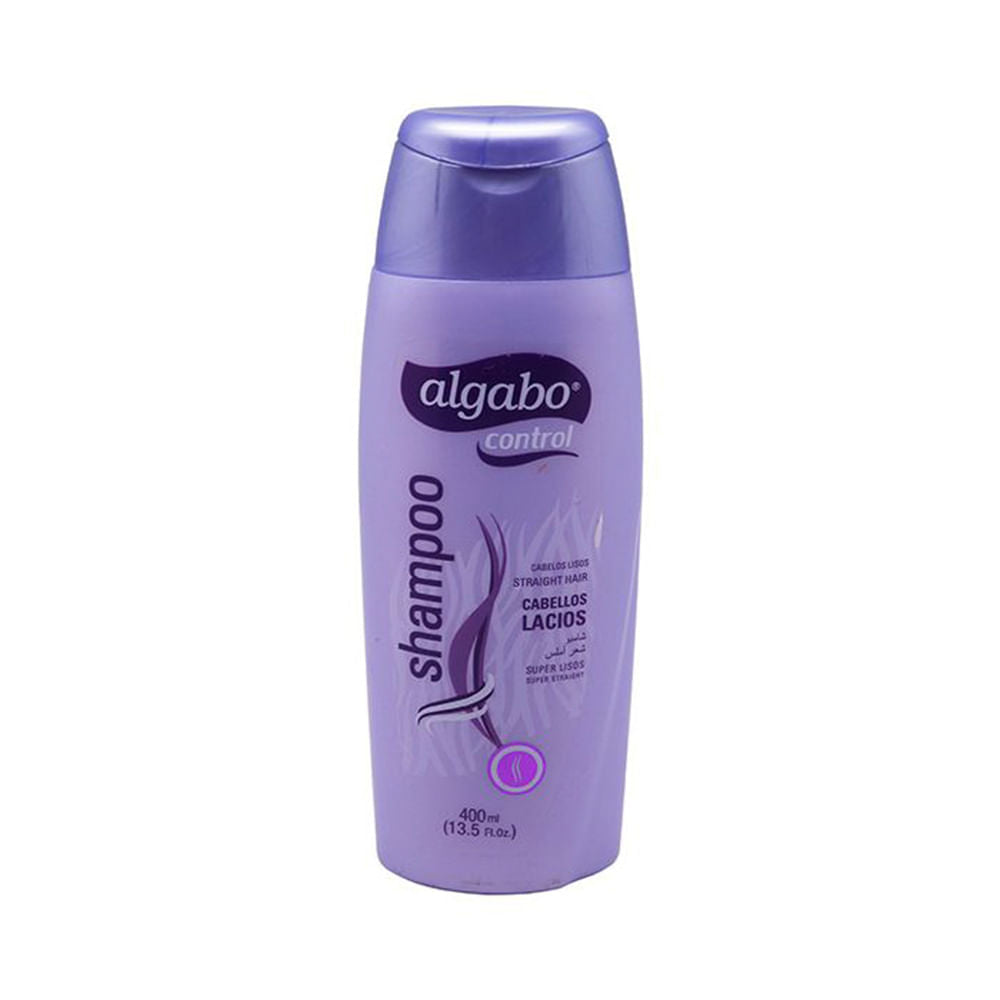 Shampoo Algabo Para Cabellos Lacio 400 ml