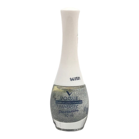 Esmalte Para Uñas Fantastic Vogue Plata 46 Deco 10 ml