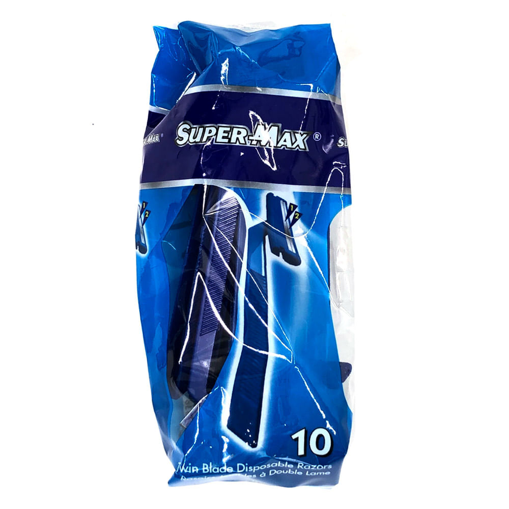 Prestobarba Super Max 10 Piezas