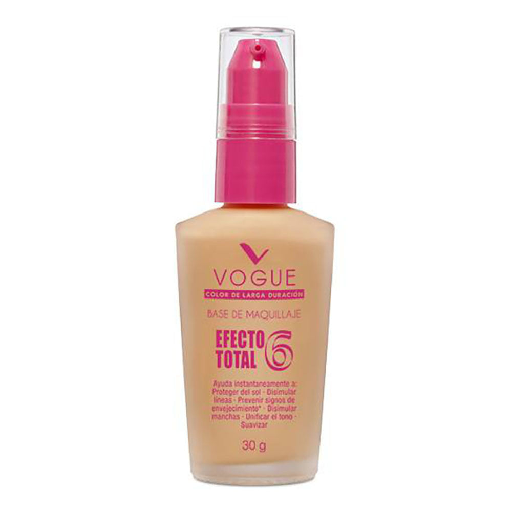 Base Vogue Efecto Total 6 Valv Avellana 30G