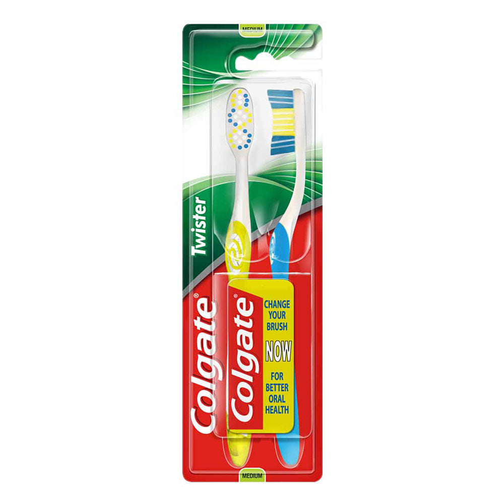 Cepillo Dental Colgate Twister 2 Piezas - Surtido