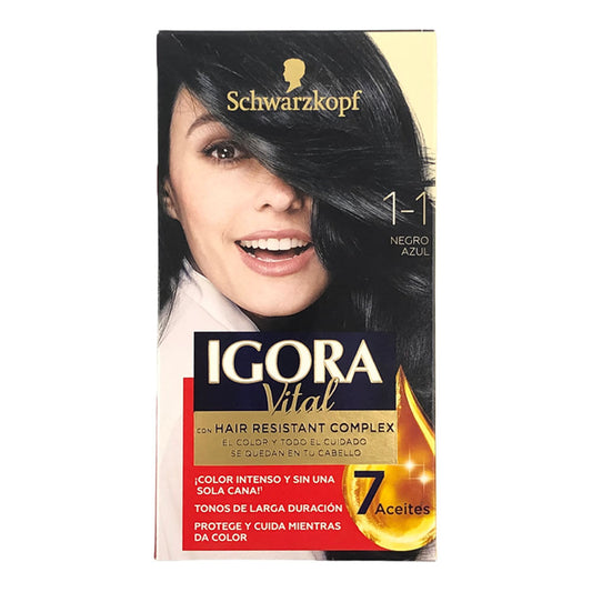 Tinte Igora Vital Negro Azul