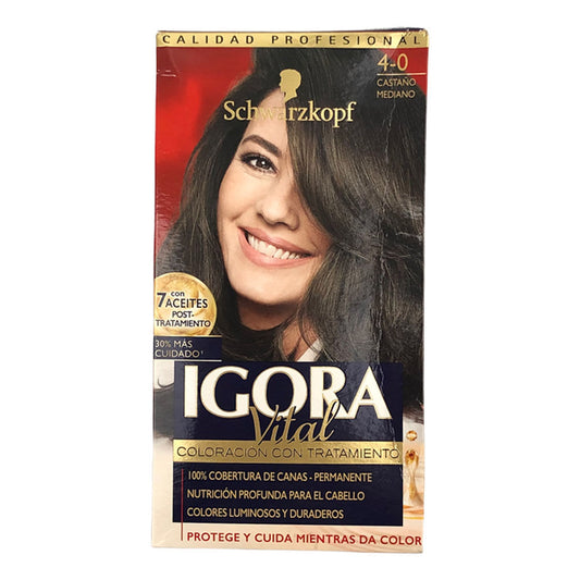 Tinte Igora Vital Castaño Mediano