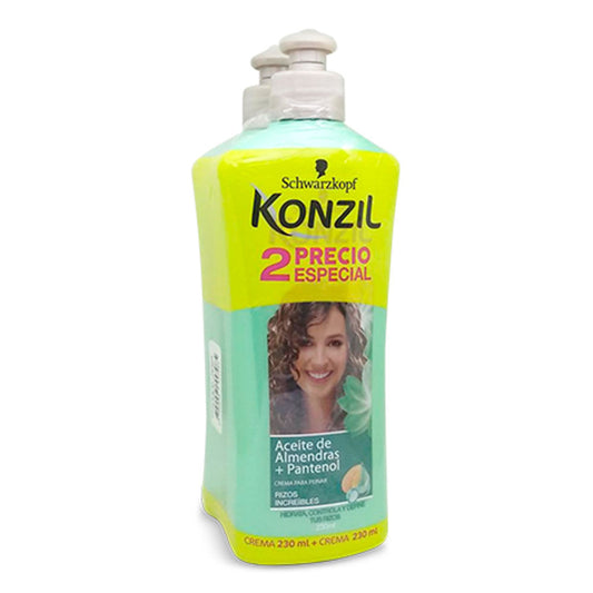Duo Crema Peinar Konzil Rizo Cr/P 230Ml