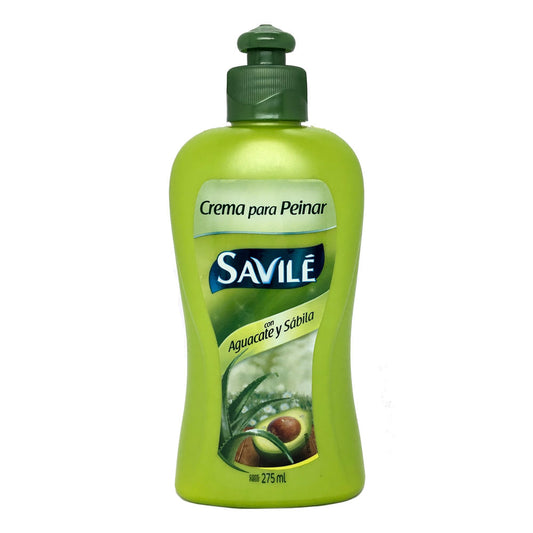 Crema Para Peinar Savile Con Aguacate y Sabila 275 ml