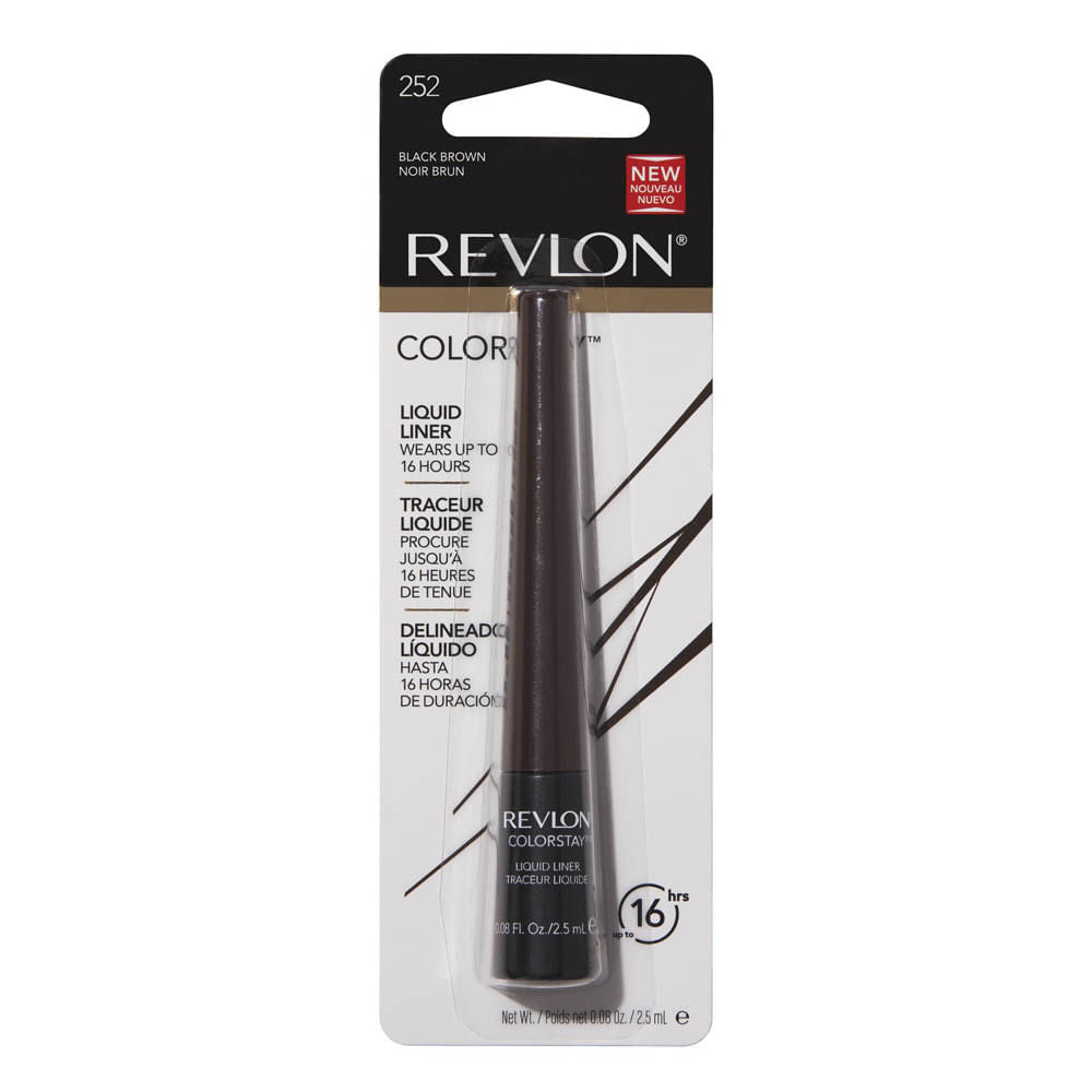 Delineador de Ojos Líquido Revlon Colorstay Black Brown