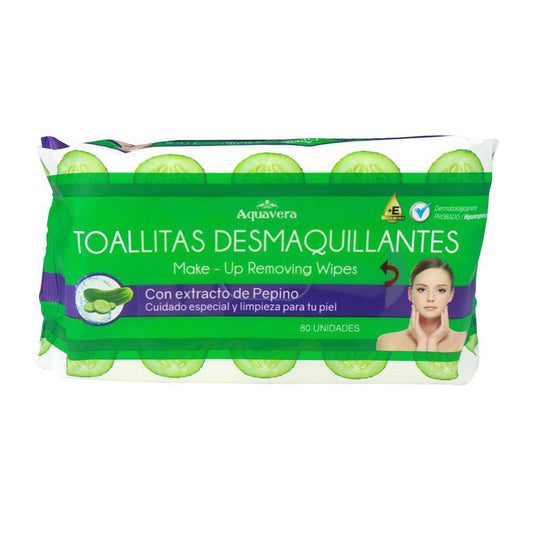 Toallitas Desmaquillantes Aquavera Pepino