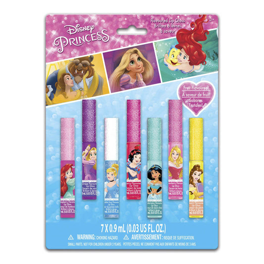 Brillo Labial Princess Disney Set 7 Piezas