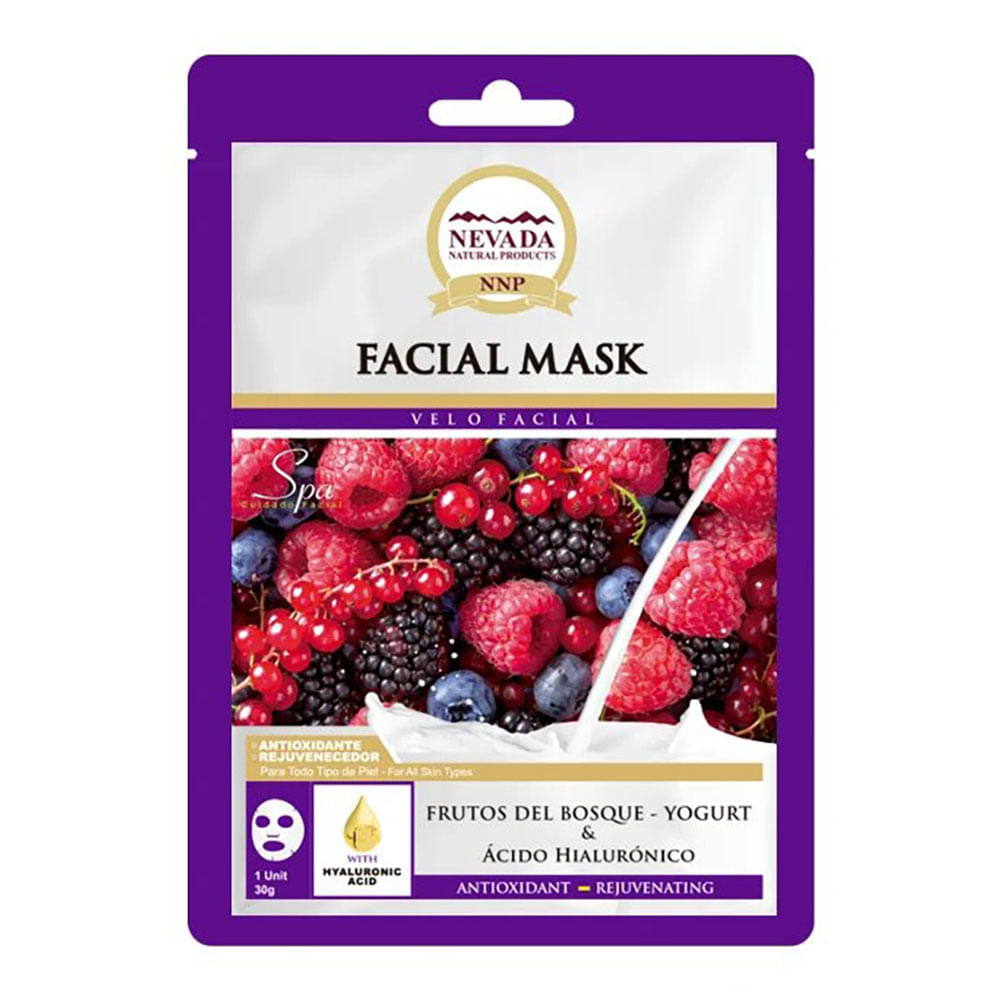 Mascarilla Facial Nevada Frutos de Bosque - Yogurt 30 g