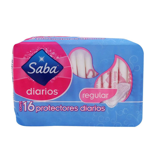 Protectores Diarios Saba Regular 16 Piezas
