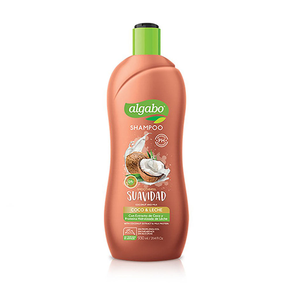 Shampoo Algabo Coco Leche 930 ml