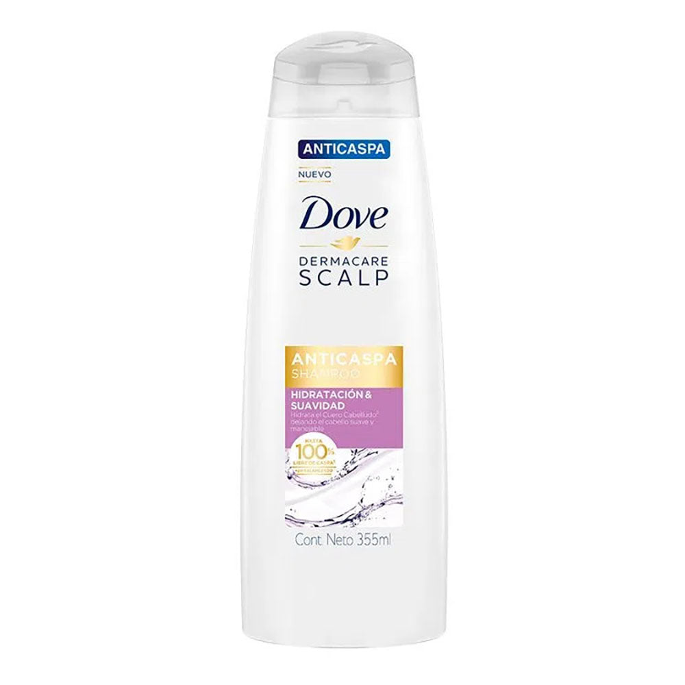 Shampoo Dove Anticaspa Hidratación y Suavidad 355 m