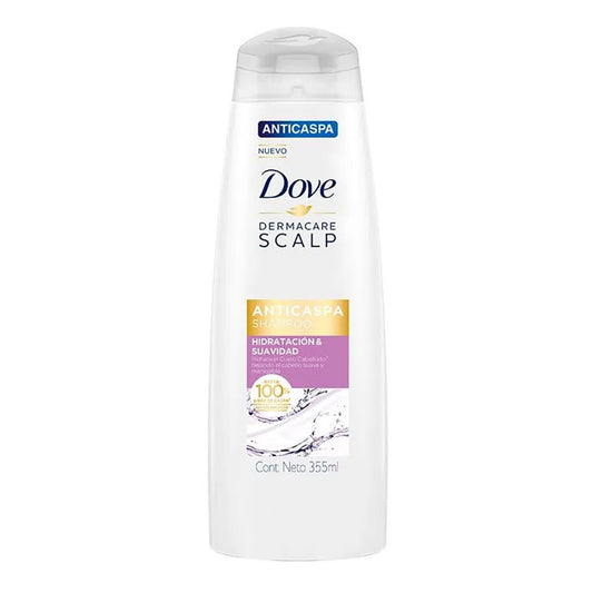 Shampoo Dove Anticaspa Hidratación y Suavidad 355 m