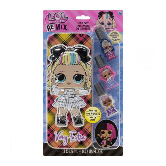 Accesorios de Manicure Lol Para Niña 3 Piezas