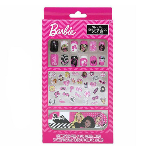 Uñas Falsa Barbie Para Niña