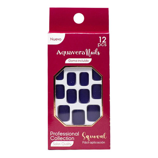 Uñas Falsas Aquavera Squoval 2 Para Dama
